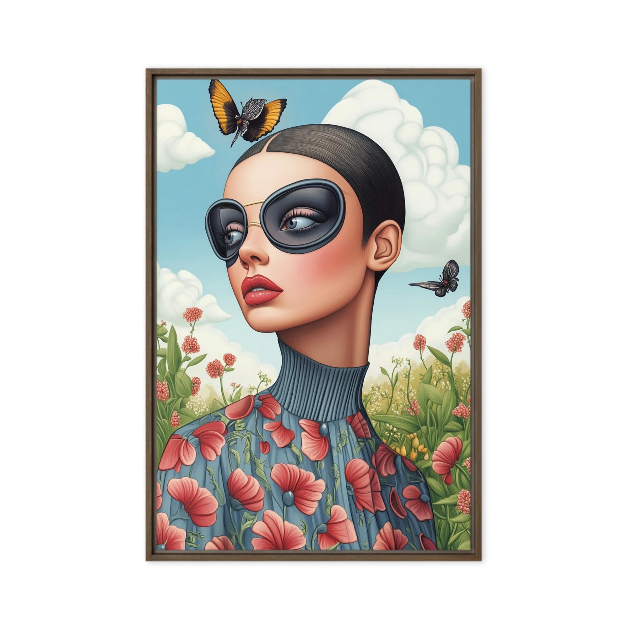 Gaze in Bloom | Art Print