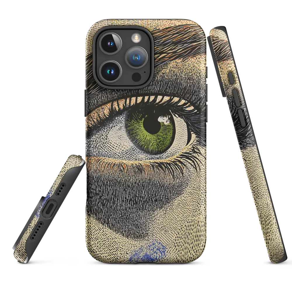 Green Eye Screen Print