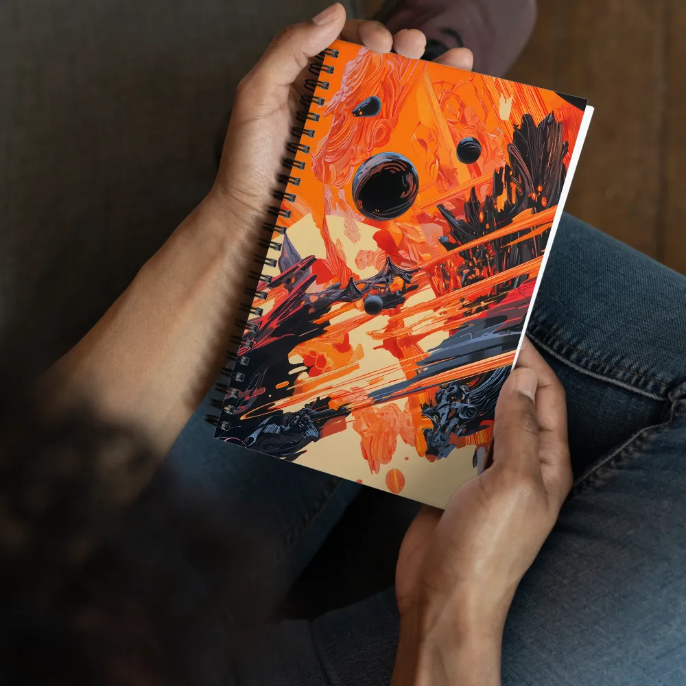 Cosmic Flux 
 Spiral Notebook | 140 pages