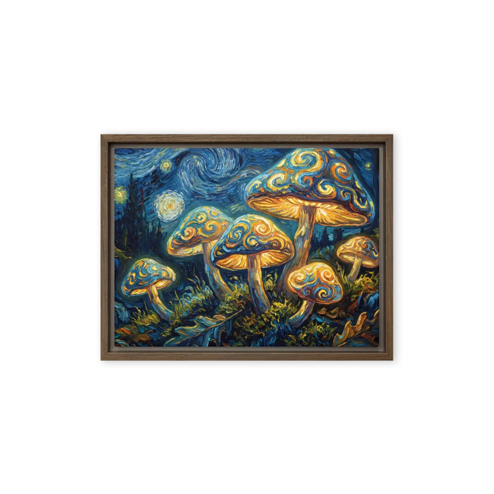 Celestial Fungi 
 Metal Print | 8″x 10″