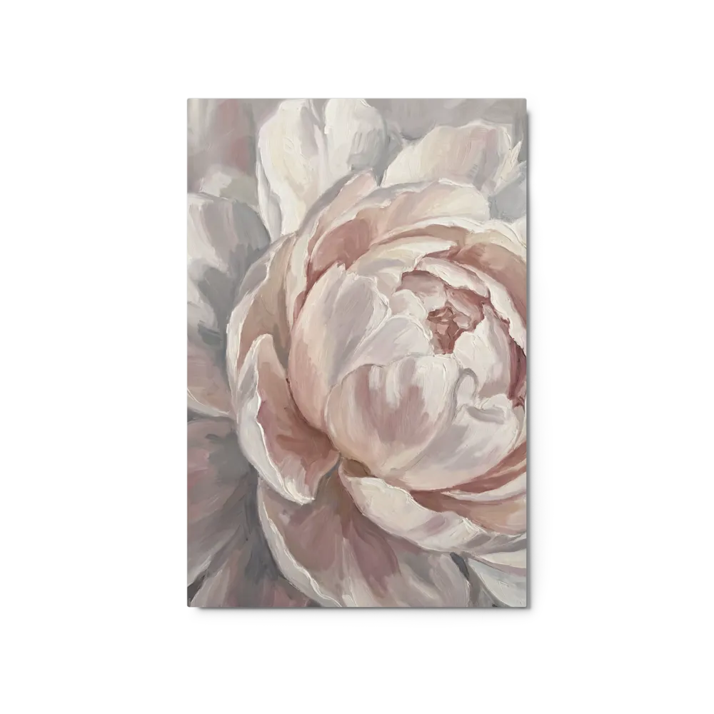 Blushing Peony 
 Metal Print | 20″x 30″