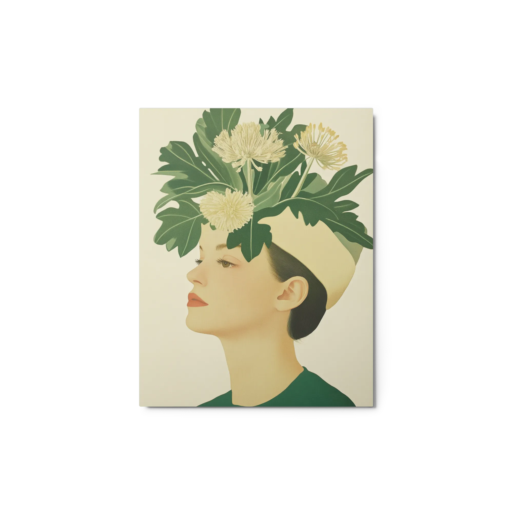 Woman with Dandelion Headdress