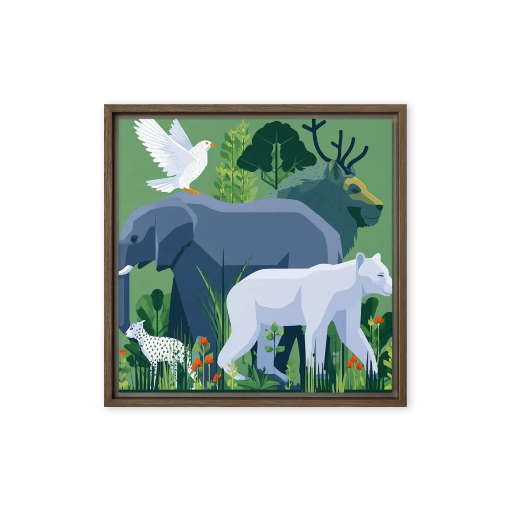 Guardians of the Wild 
 Poster with Black Frame | 10″x 10″
