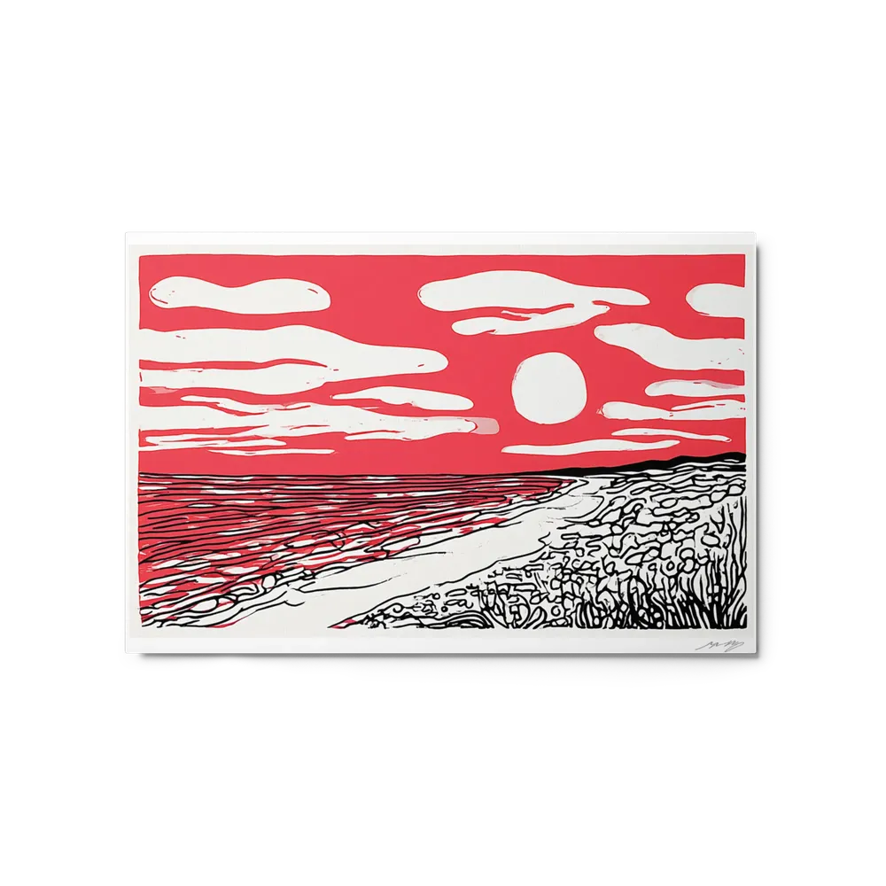 Crimson Tide Sunset | Art Print