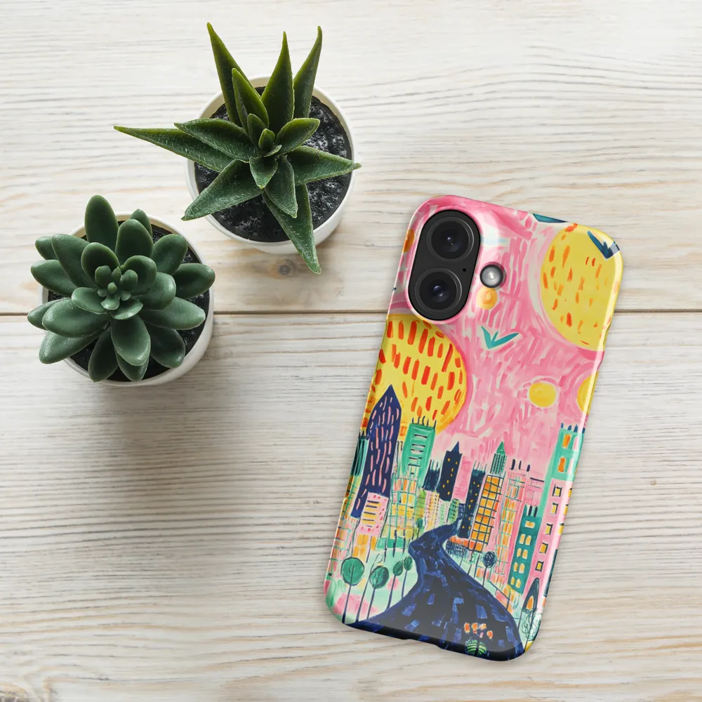 Vibrant Cityscape Odyssey 
 iPhone 15 Pro Max | Snap Case
