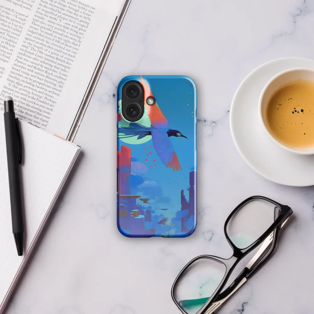 Celestial Flight Over Futurism 
 iPhone 16 Pro Max | MagSafe® Tough Case