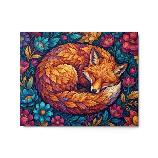 Stained Glass Fox | Art Print