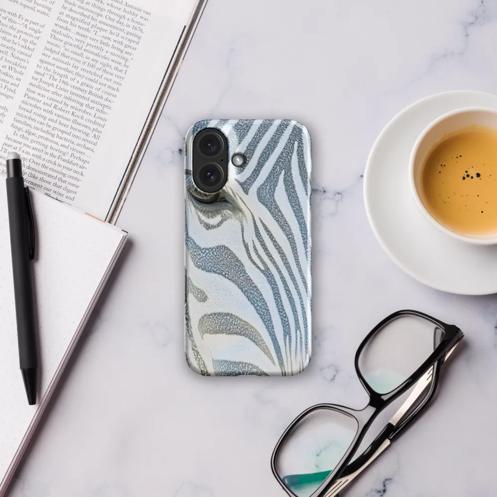 Zebra's Gaze 
 iPhone 15 Plus | Snap Case