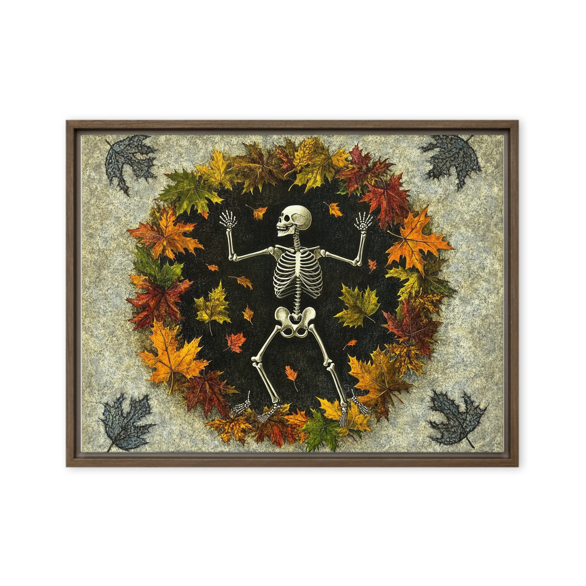 Autumn Skeleton Dance | Art Print