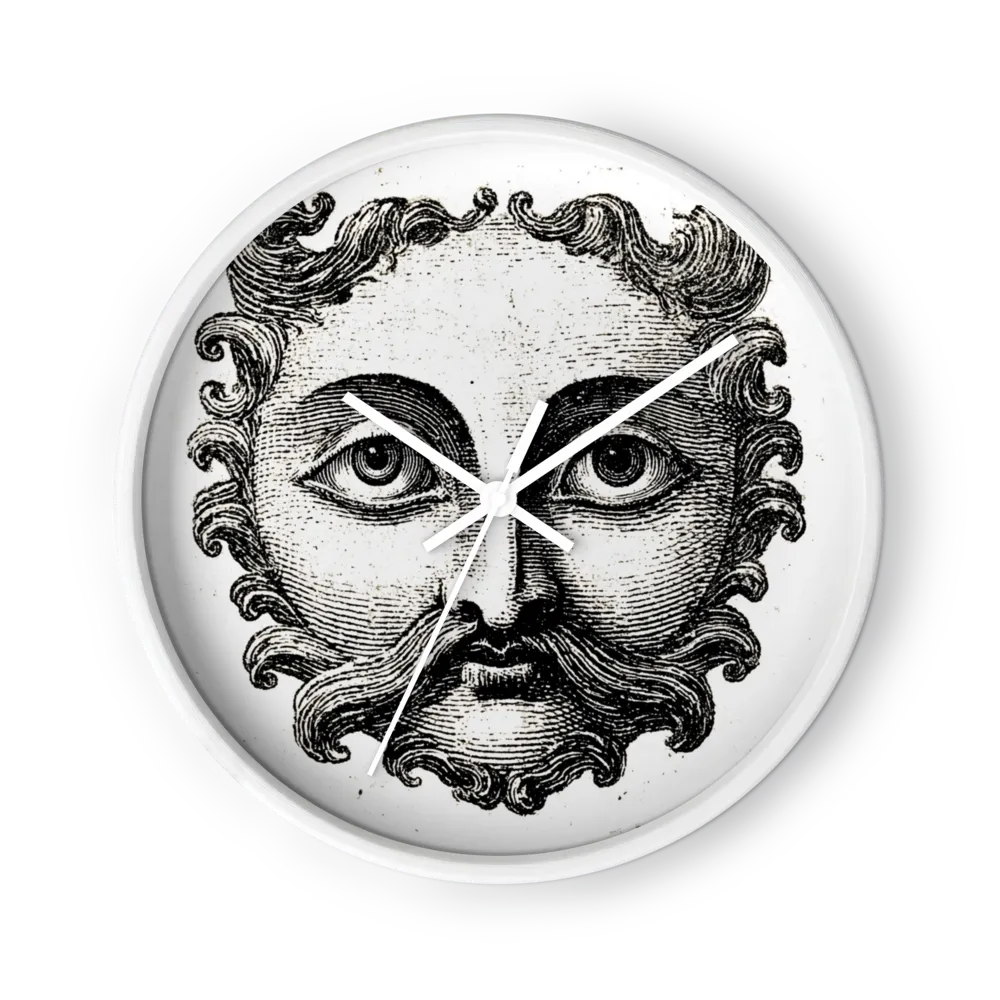 Vintage Face Engraving | Wall Clock