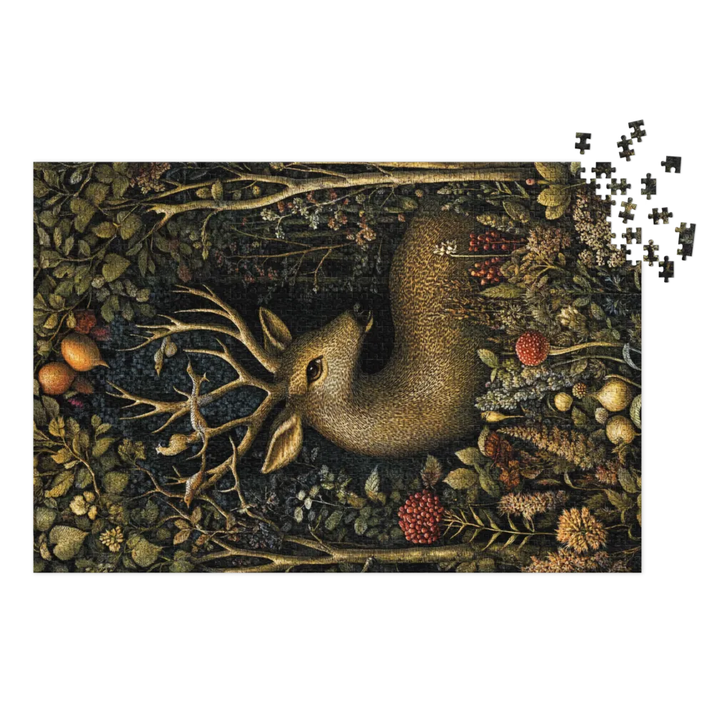 A Espessura do Cervo 
 Puzzle em caixa de metal