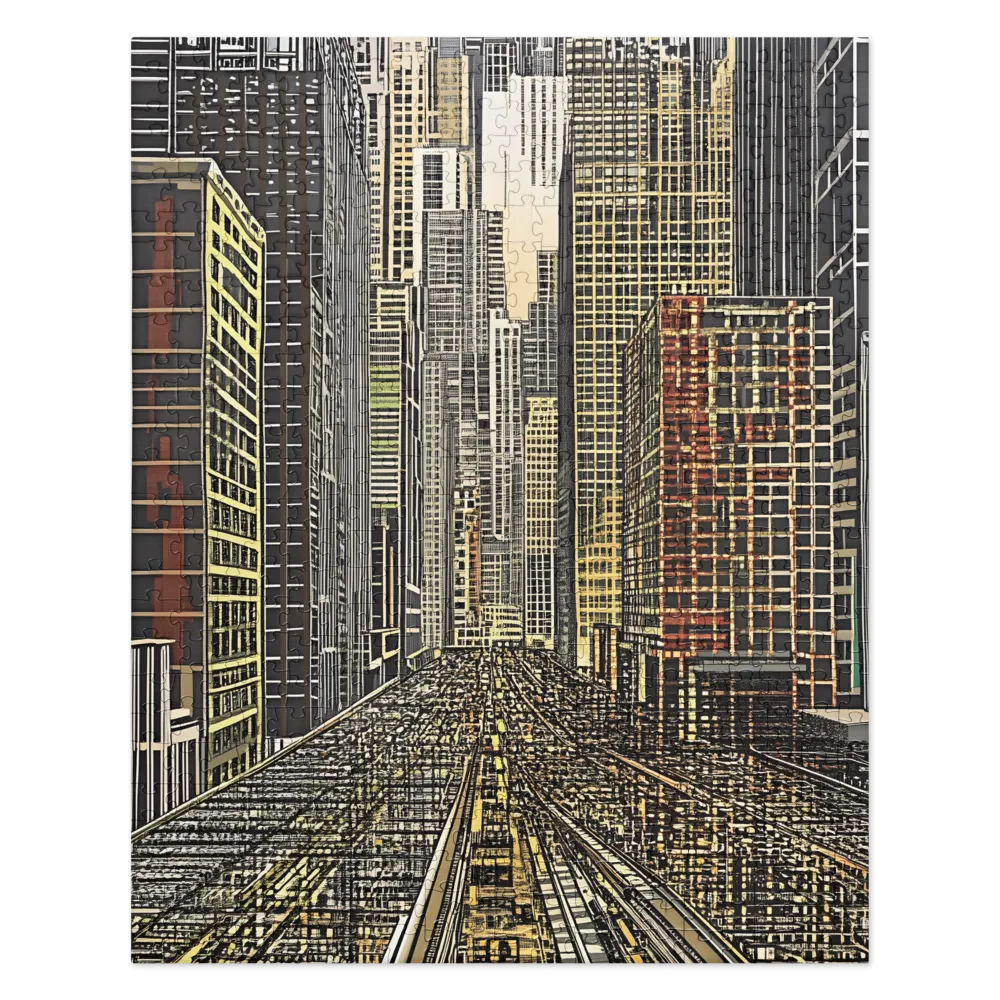 Urban Gridscape 
 Jigsaw Puzzle