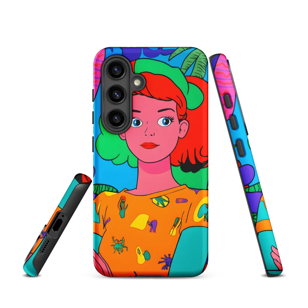 Colorful Pop Art Female Portrait | Phone Case