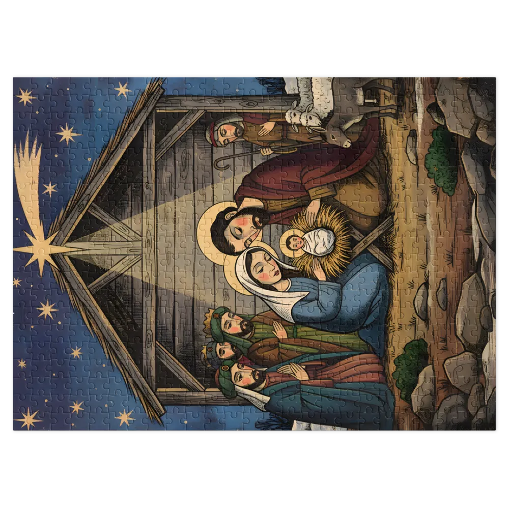 Holy Night — Nativity Scene | Jigsaw Puzzles
