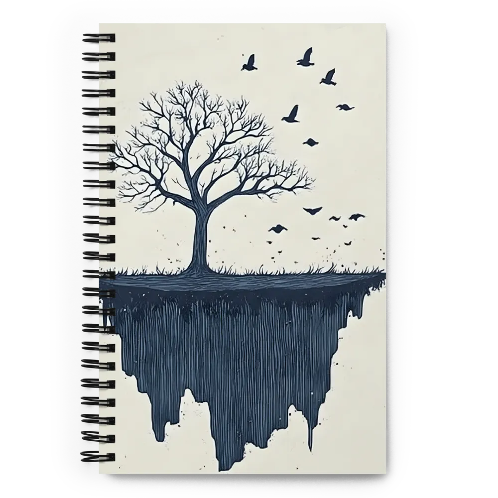 Floating Island Tree 
 Spiral Notebook | 140 pages