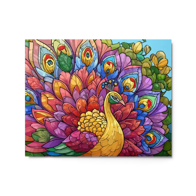 Prismatic Peacock | Art Print