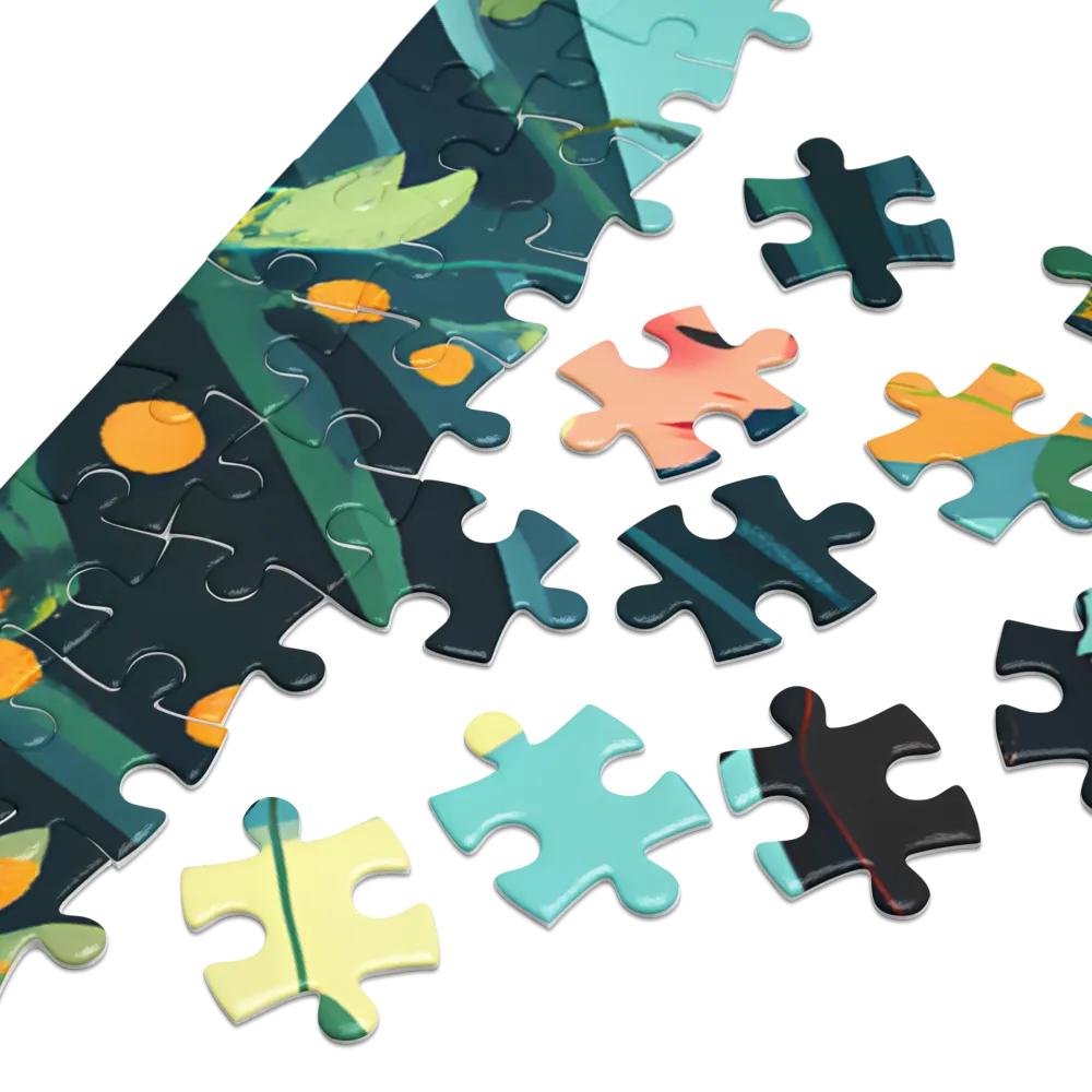 Kontemplation im Baumschatten 
 Puzzle in Metalldose