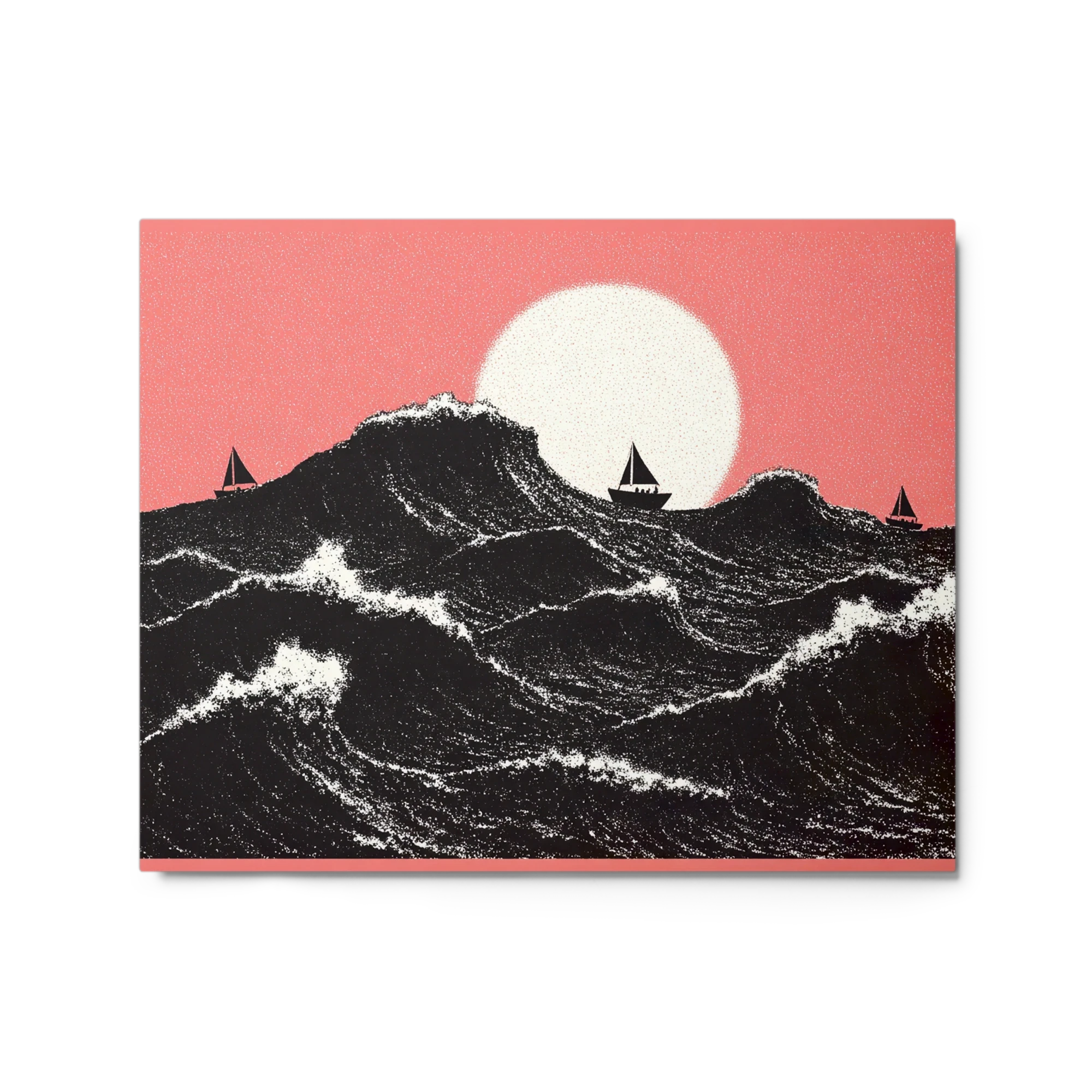 Crimson Horizon Waves