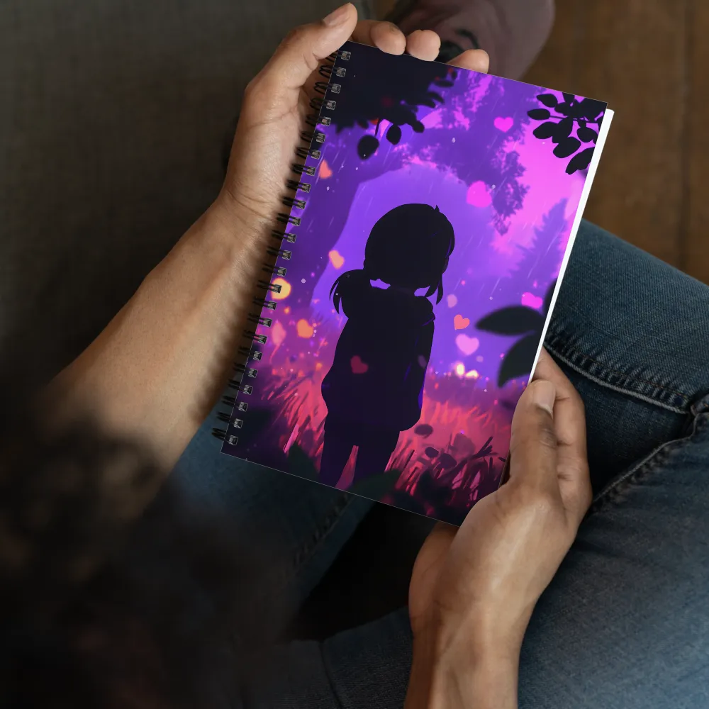 Whispers of the Heart Rain 
 Spiral Notebook | 140 pages