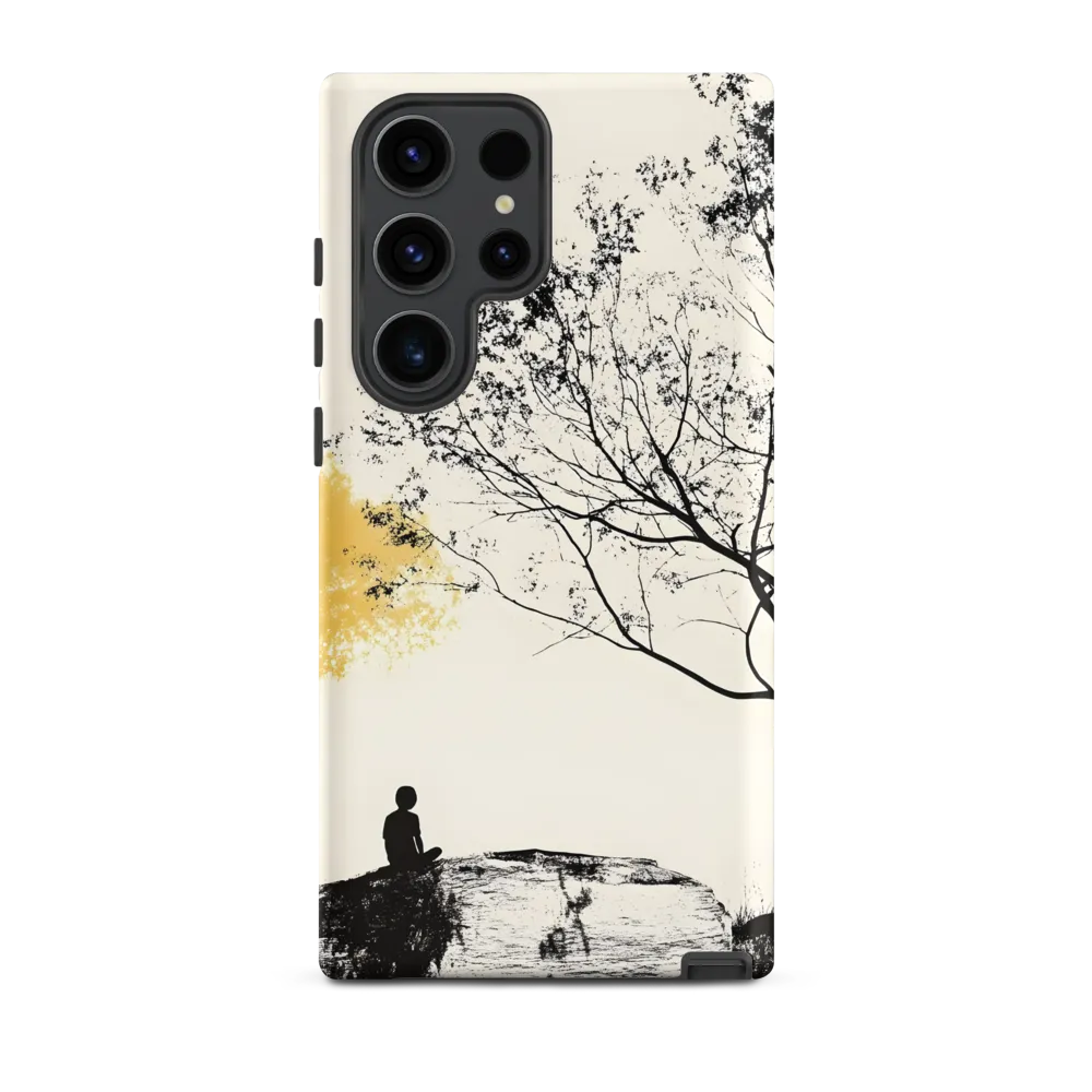 Solitude Under the Tree | Phone Case