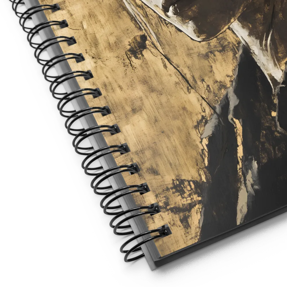 Gilded Contemplation 
 Spiral Notebook | 140 pages