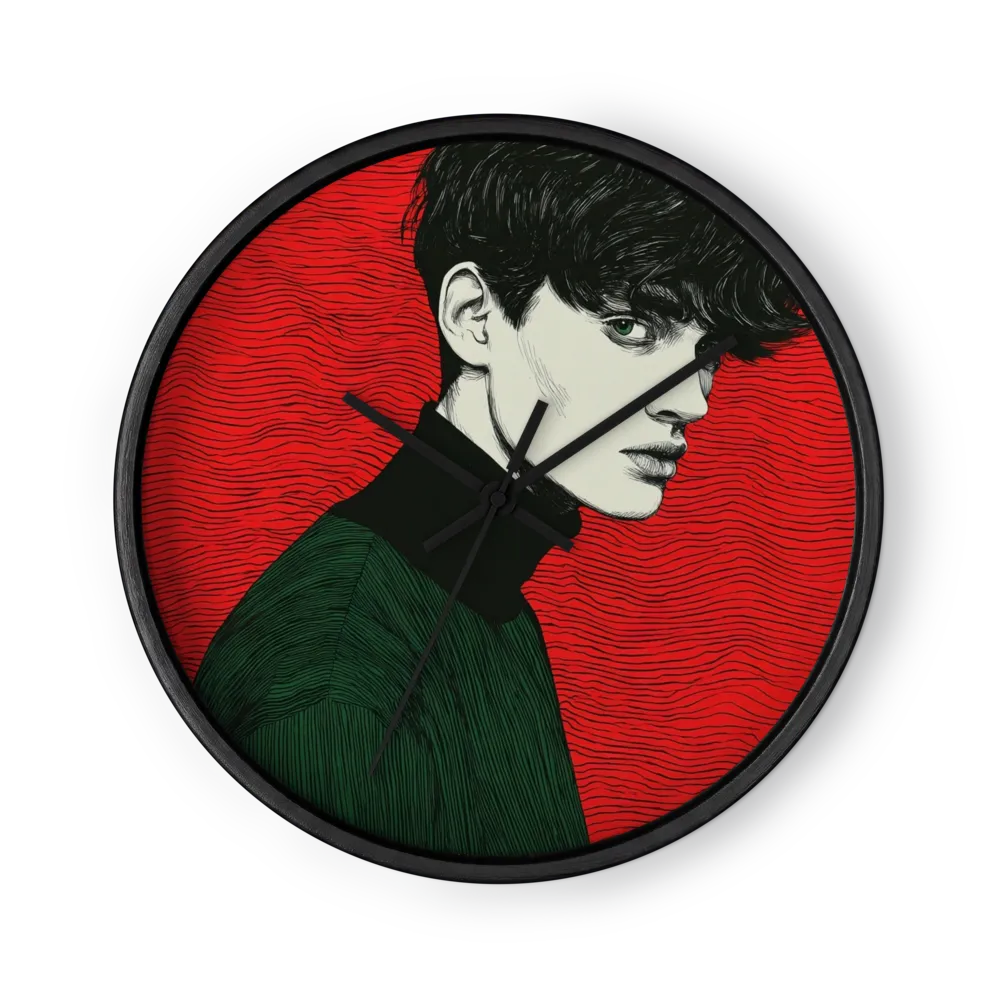 Emerald Gaze | Wall Clock