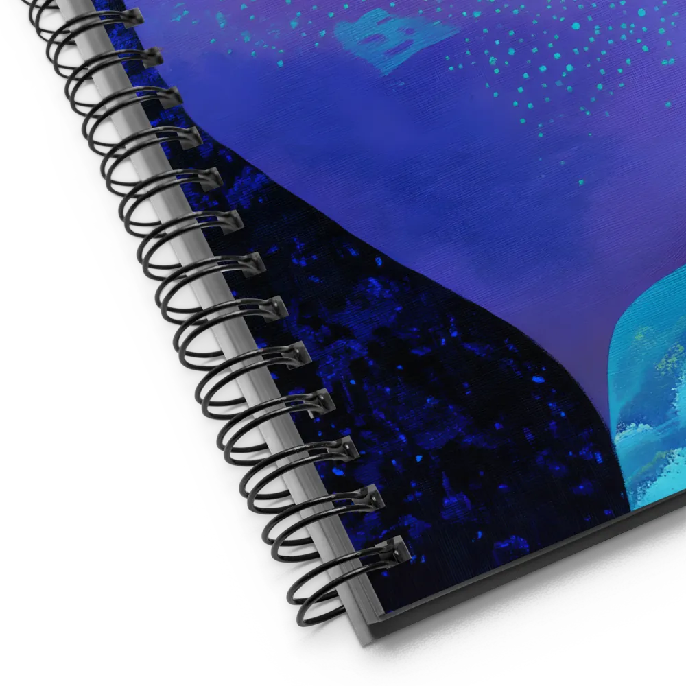Awakening in a Neon Dreamscape 
 Spiral Notebook | 140 pages