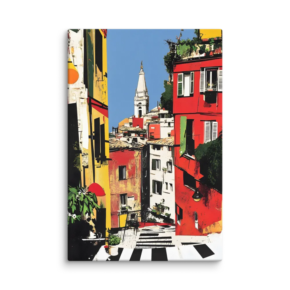 Mediterranean Cityscape 
 Canvas | 12″x 18″