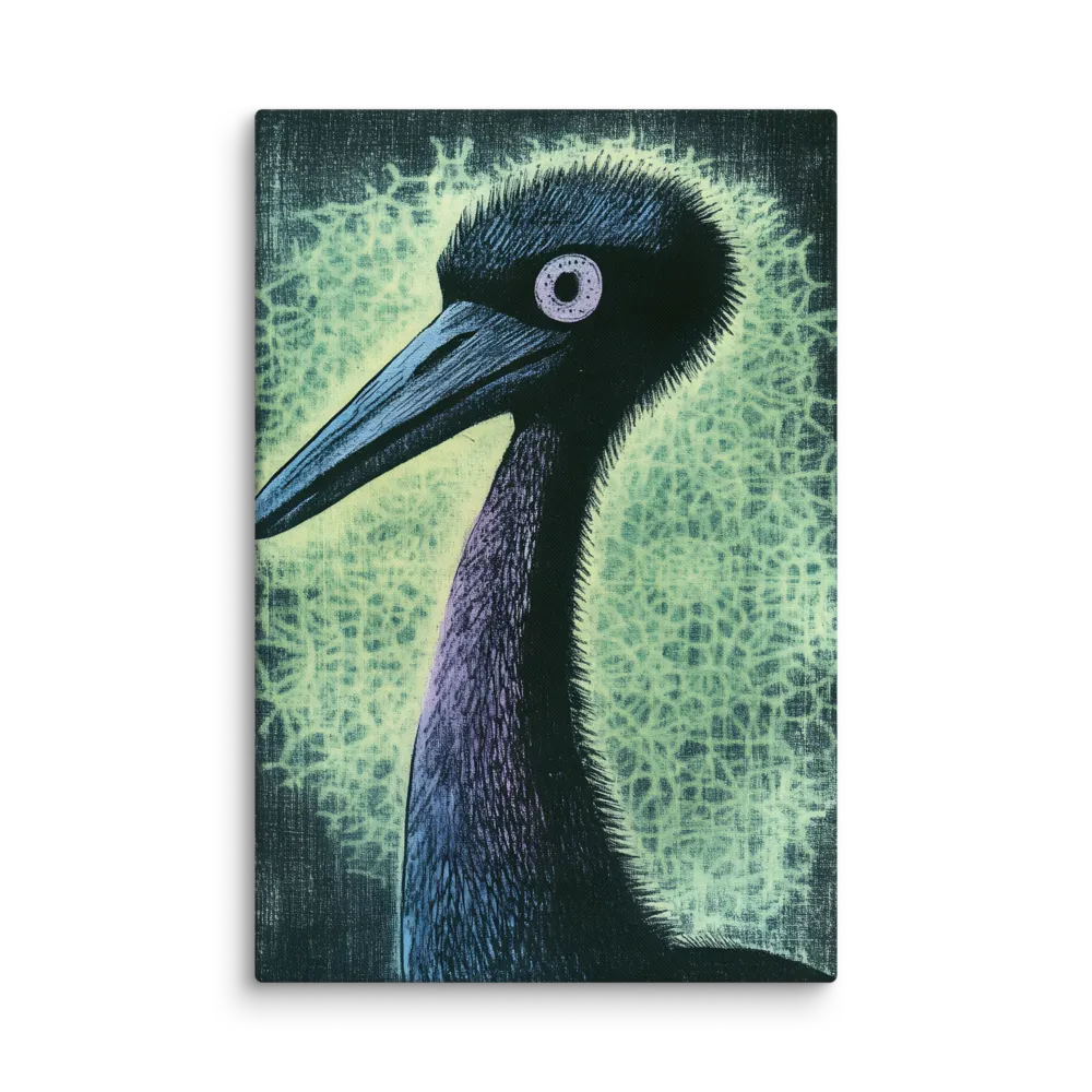 Enigmatic Bird Profile 
 Canvas | 40″x 60″