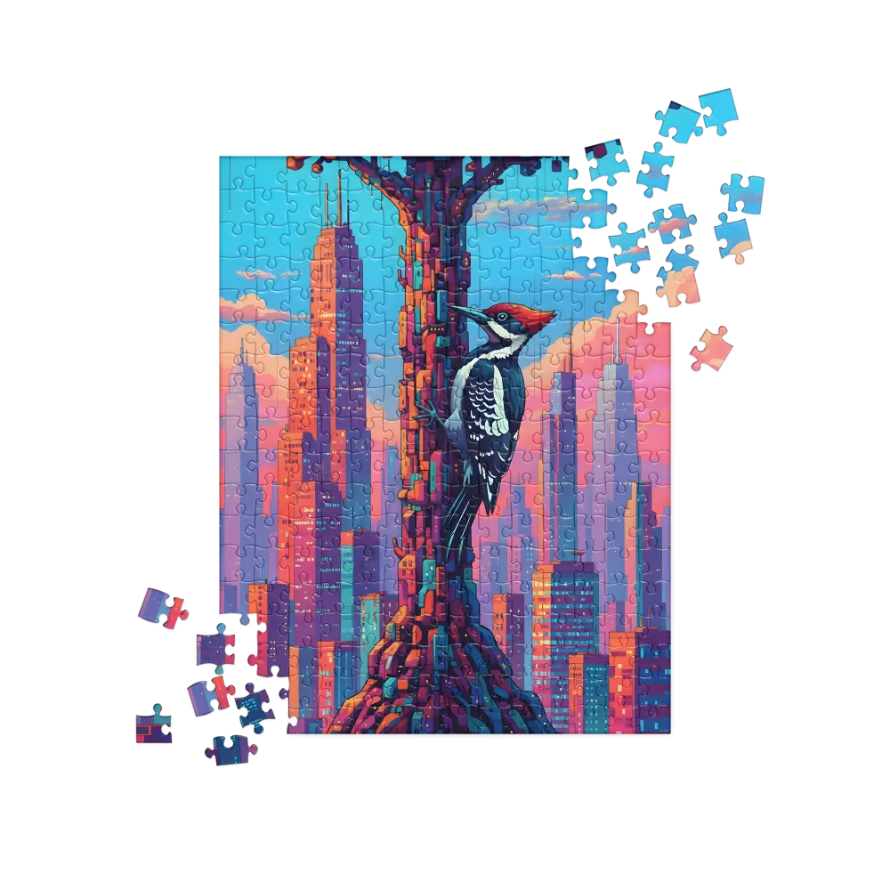 Urban Naturescape 
 Jigsaw Puzzle in Tin Box