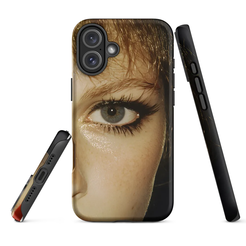 Close-Up Portrait of Eye with Makeup