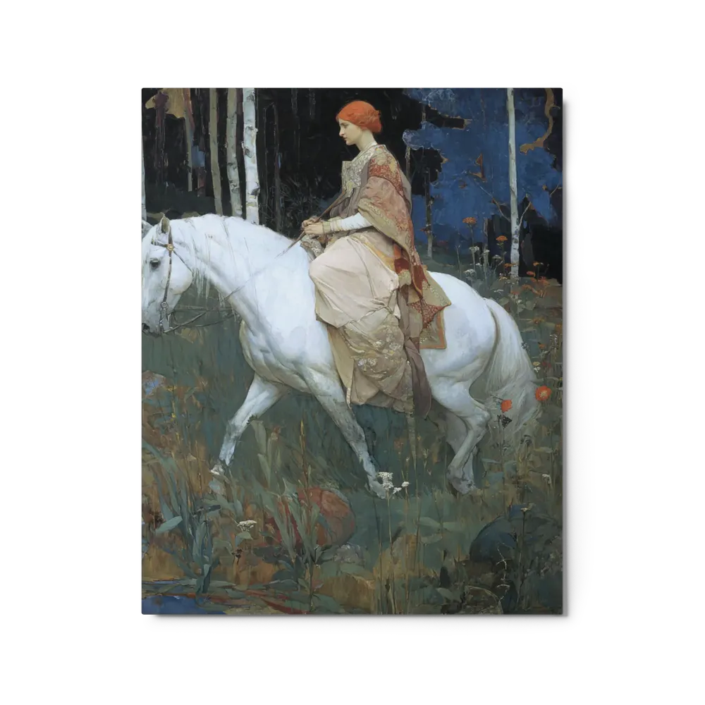 Maiden and White Steed | Art Print