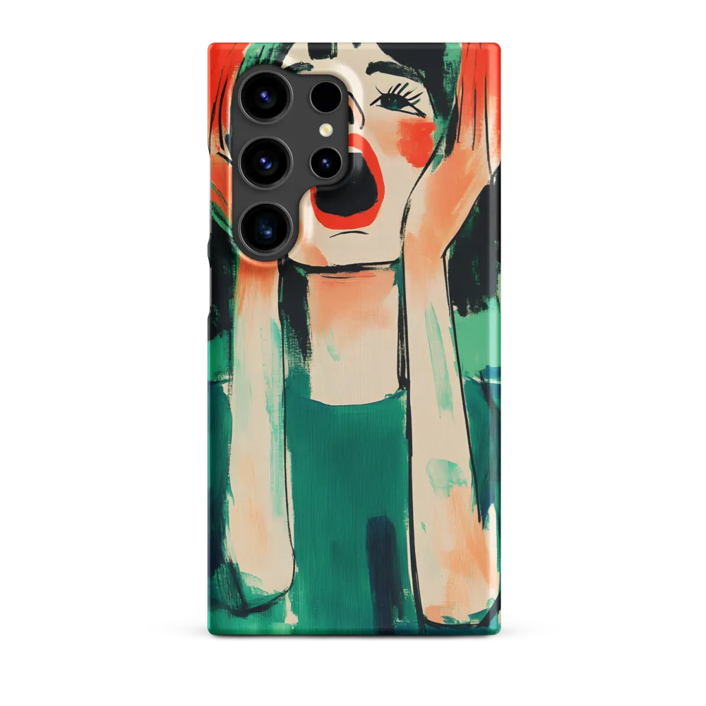 Woman in Anguish Illustration | Phone Case