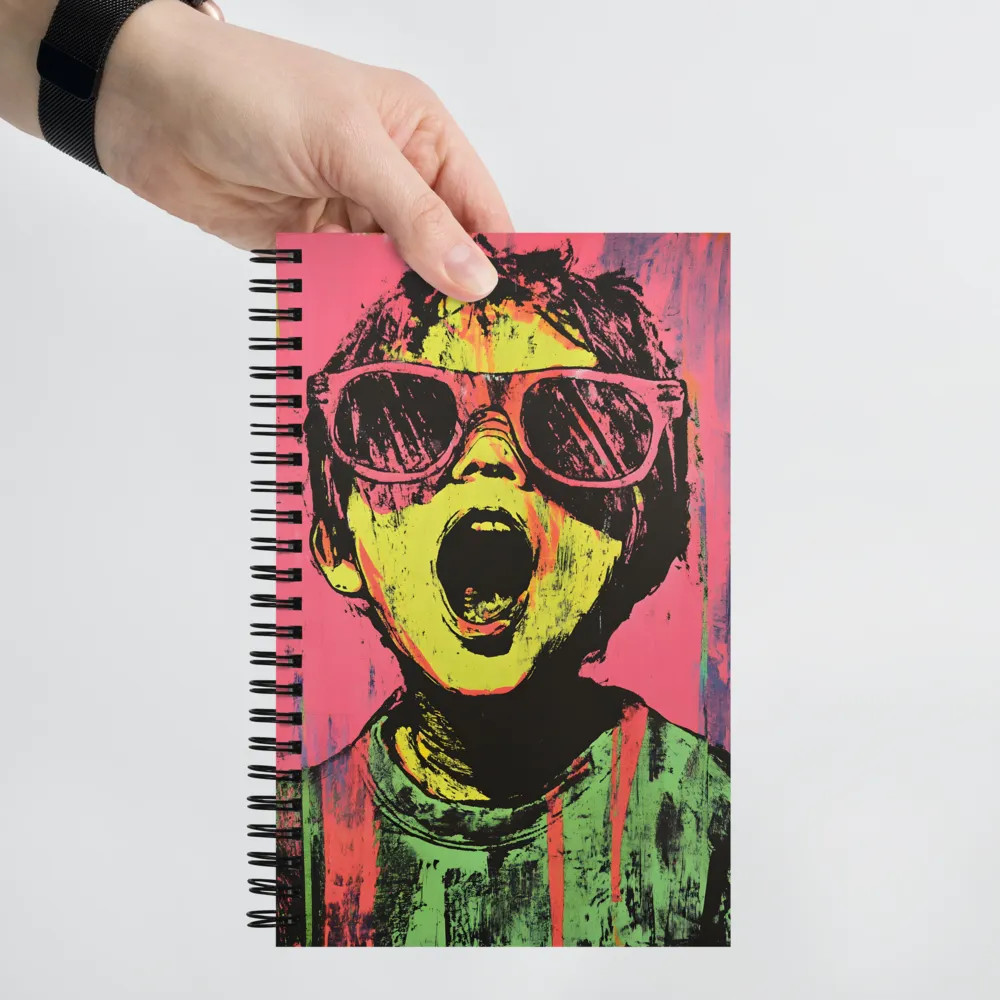 Neon Scream 
 Spiral Notebook | 140 pages