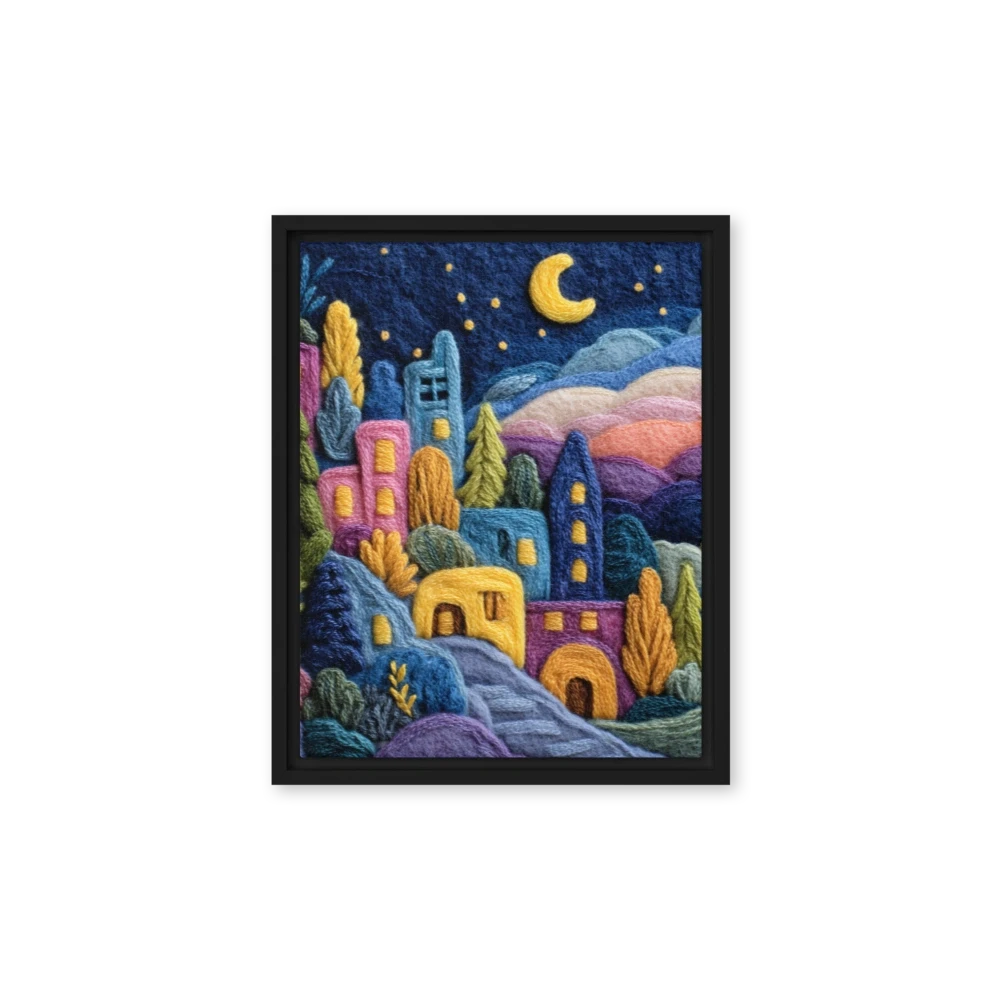 Whimsical Stitched Nightscape
