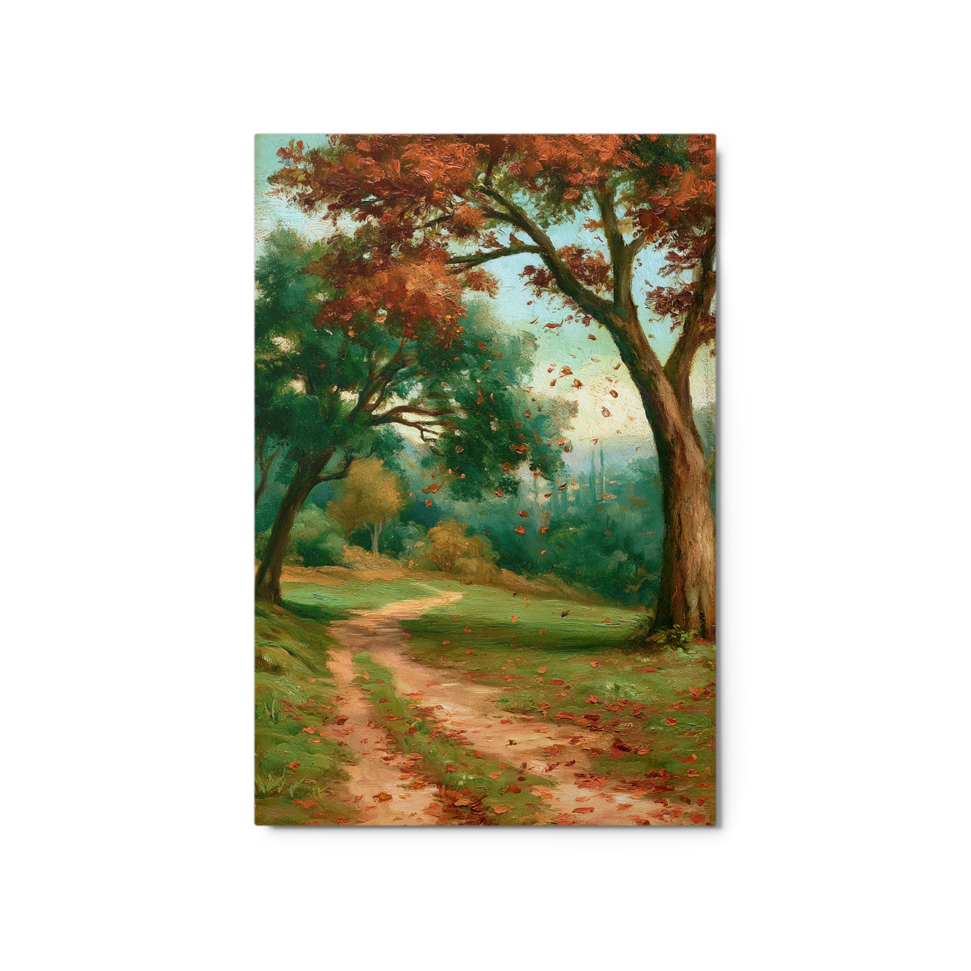 Autumn Breeze Along the Path