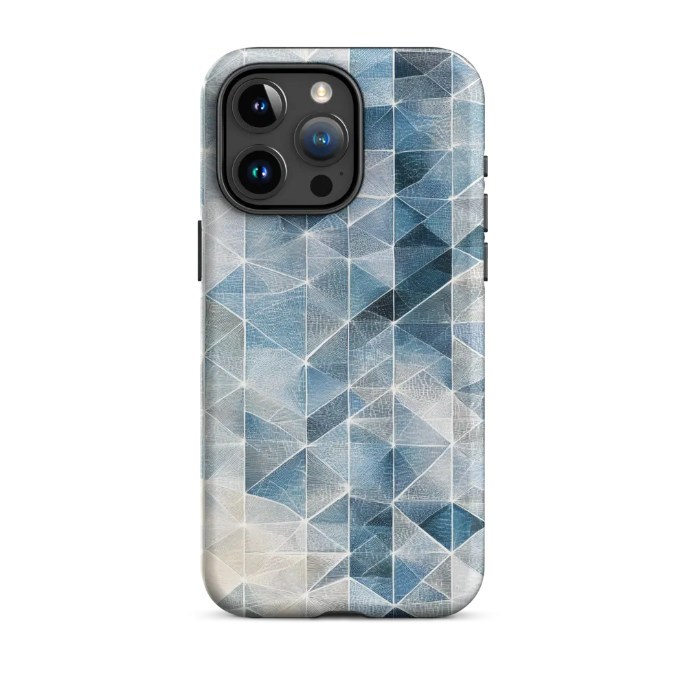 Abstract Geometric Blue Pattern | Phone Case