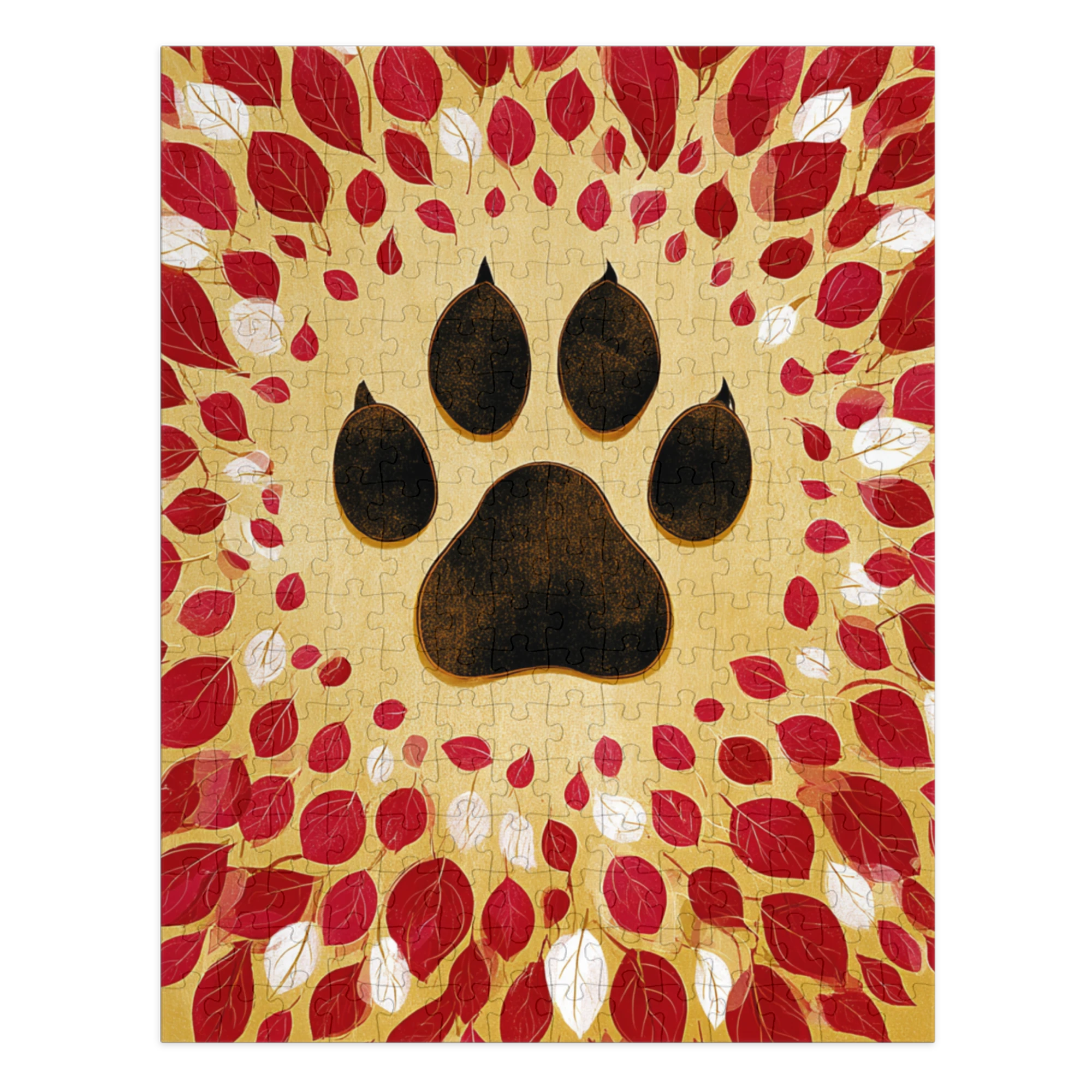 Autumn Paw Print | Jigsaw Puzzles