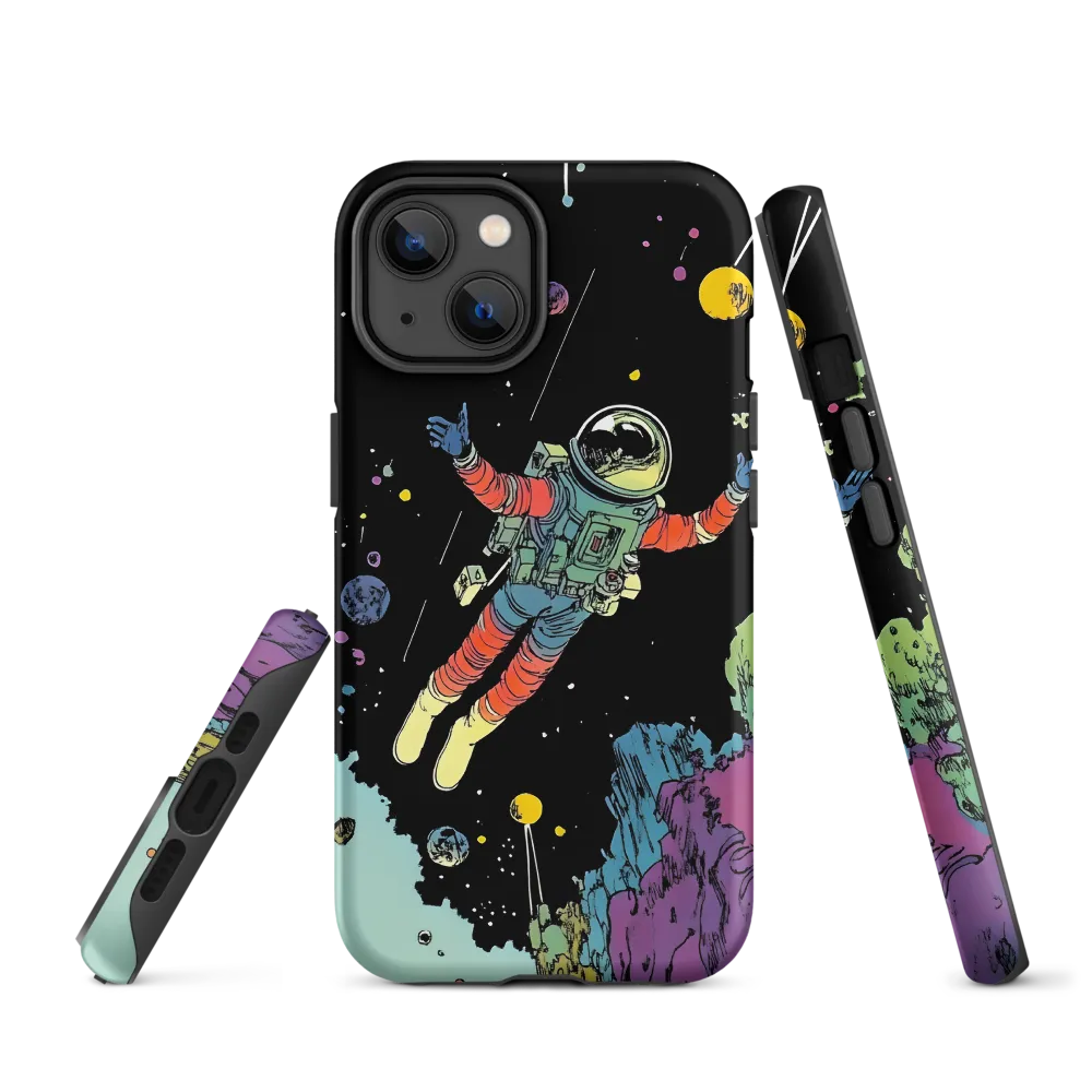 Astronaut Floating in Space | Phone Case