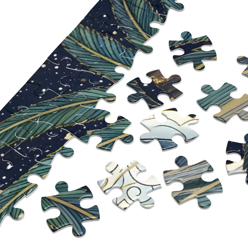 Moonlit Palm | Jigsaw Puzzles