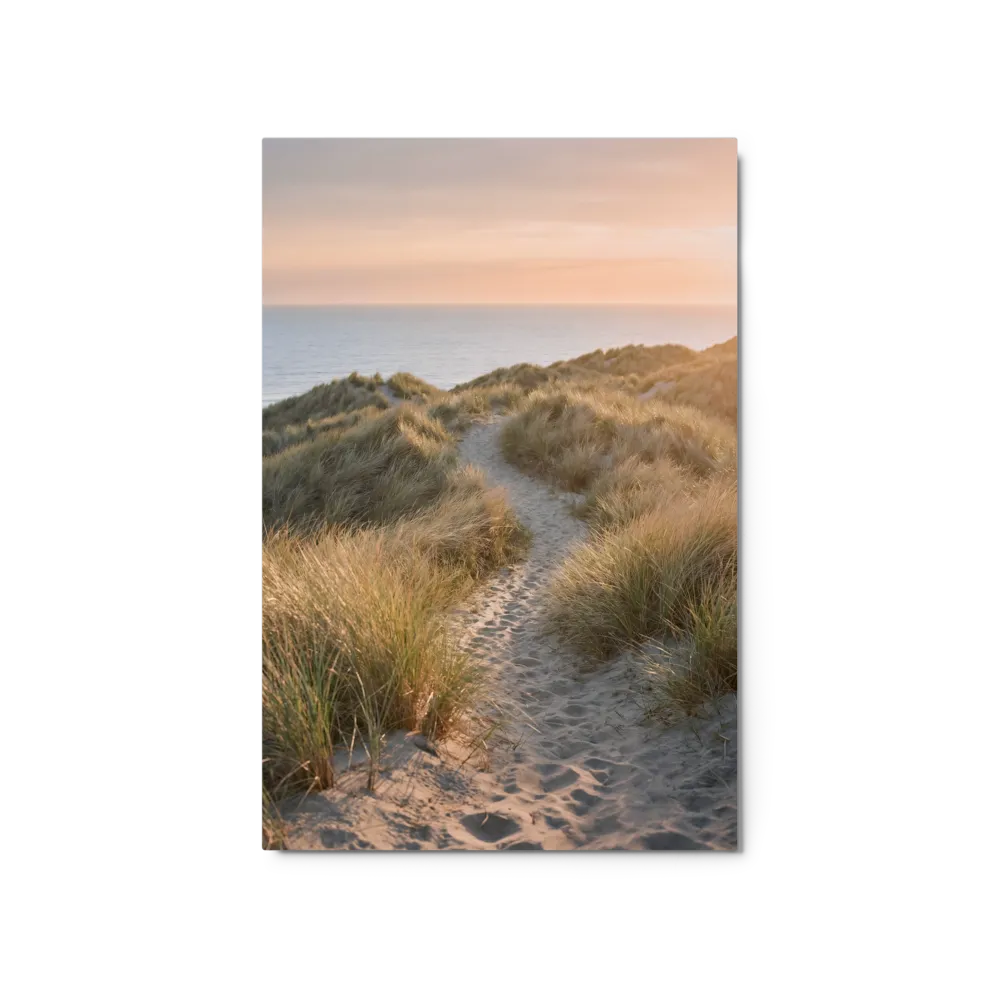 Pathway to the Sea 
 Canvas with White Frame