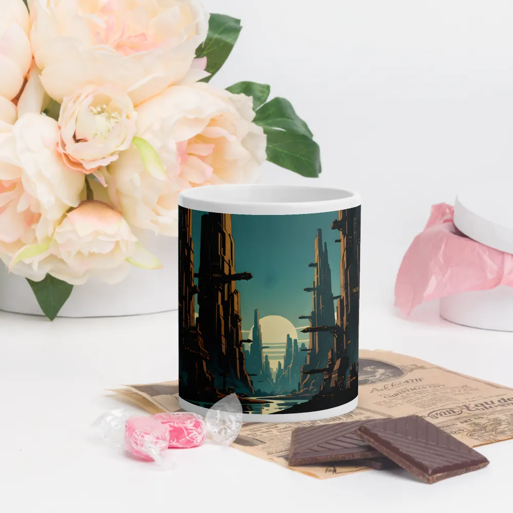 Neo-Canyon City 
 Mug with Red inside | 15 oz