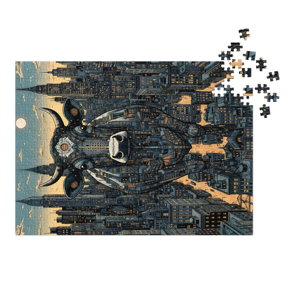 Metropolis Cow | Jigsaw Puzzles