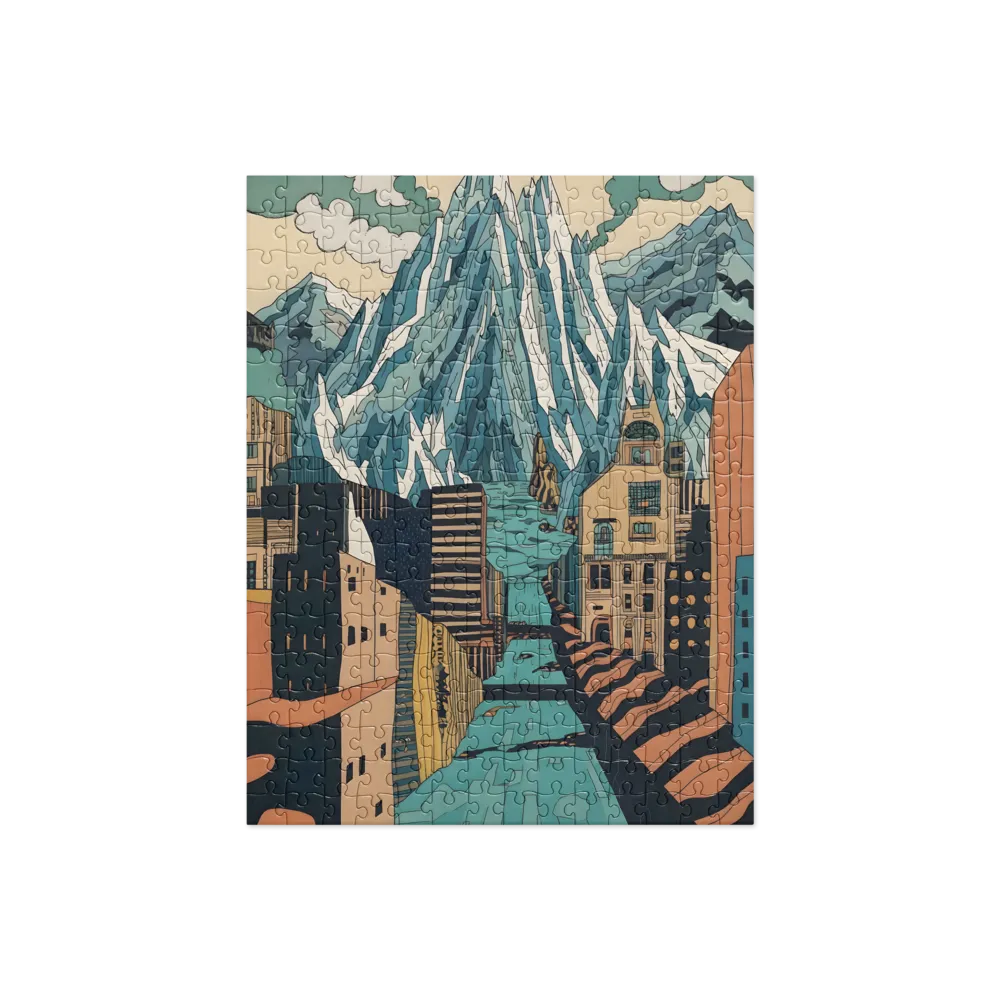 Glacial Cityscape 
 Jigsaw Puzzle