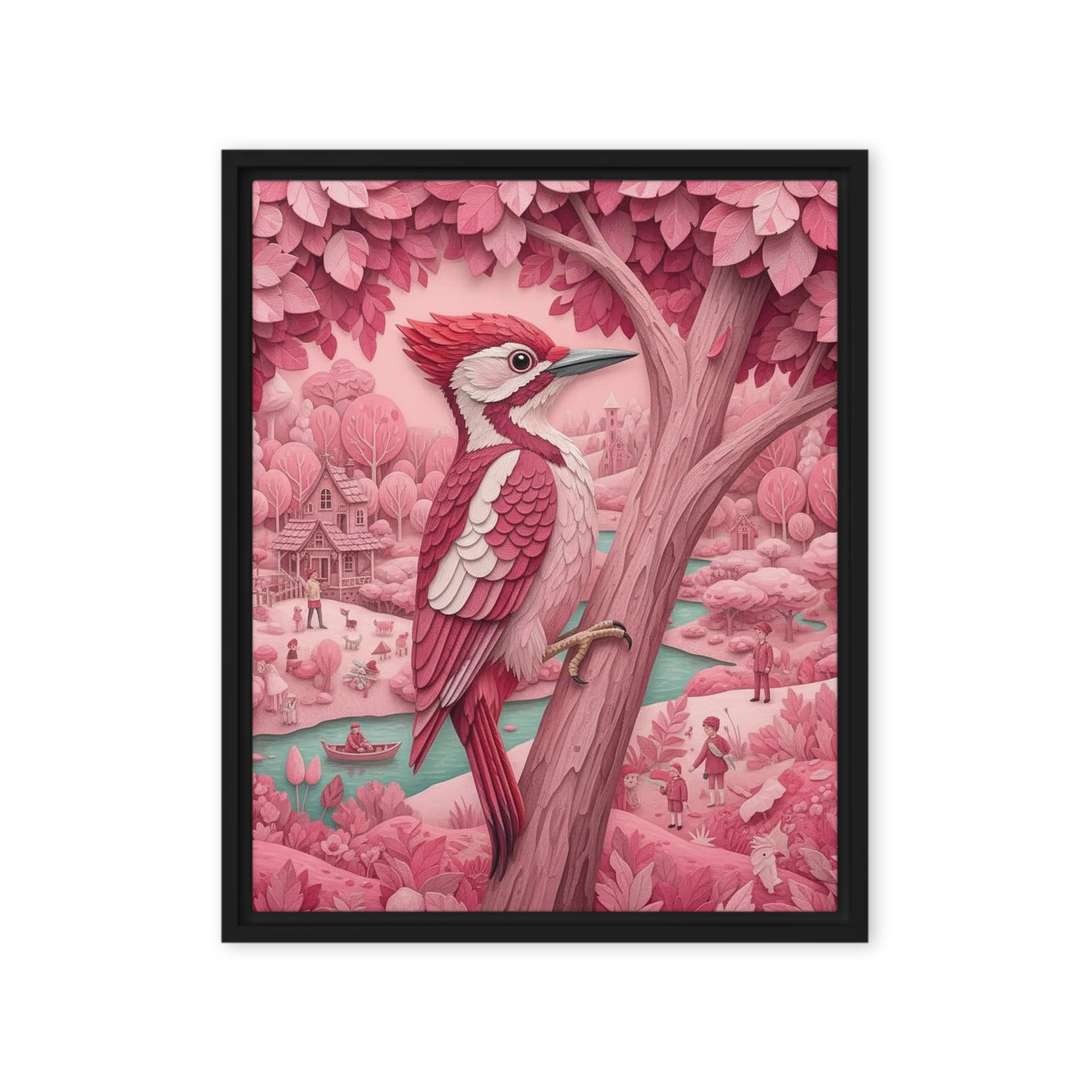 Rosewood Woodpecker