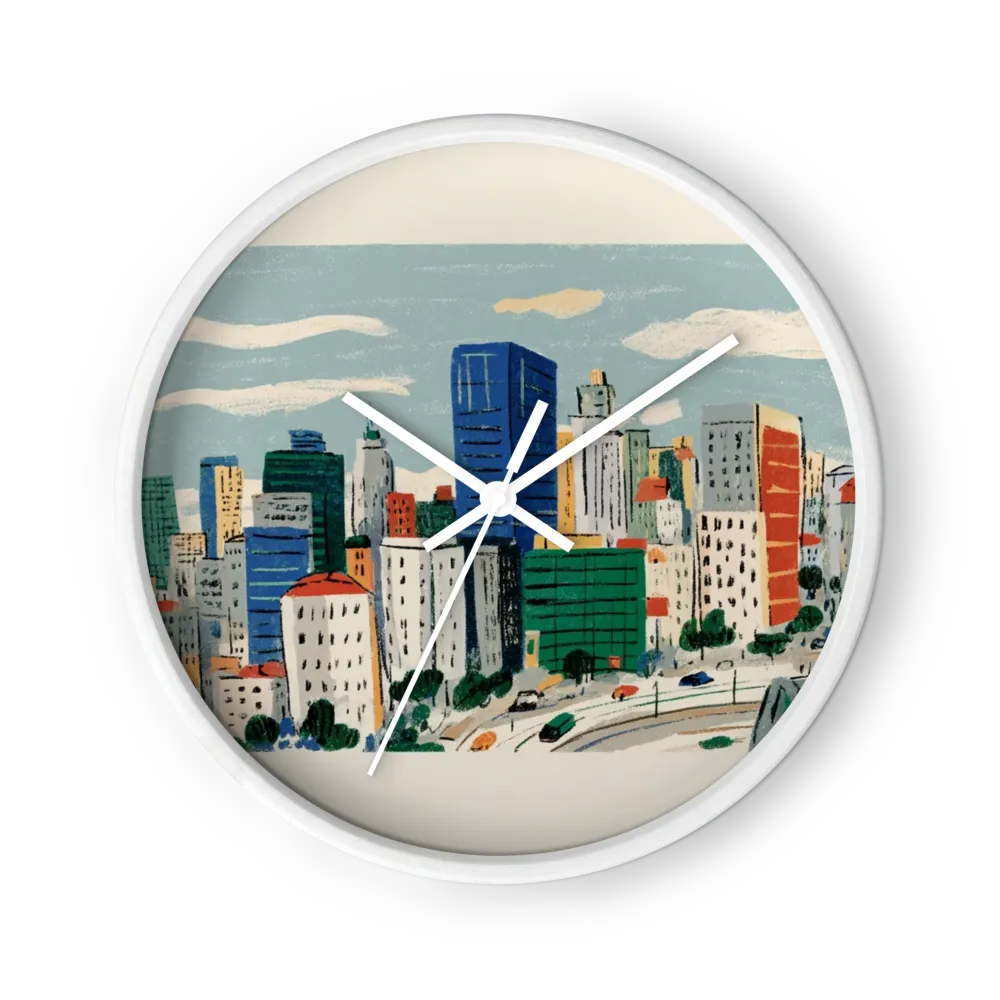 Metropolis Skyline | Wall Clock