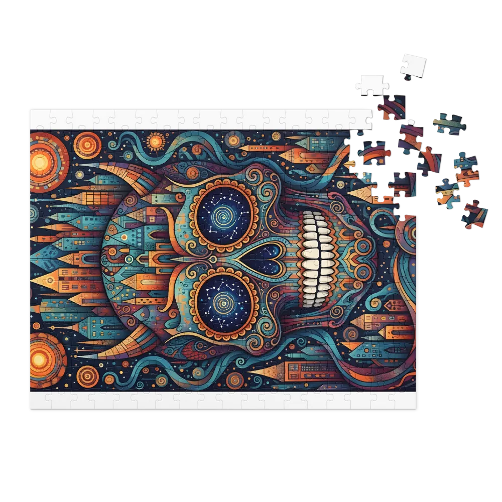 Cosmic Sugar Skull | Jigsaw Puzzles