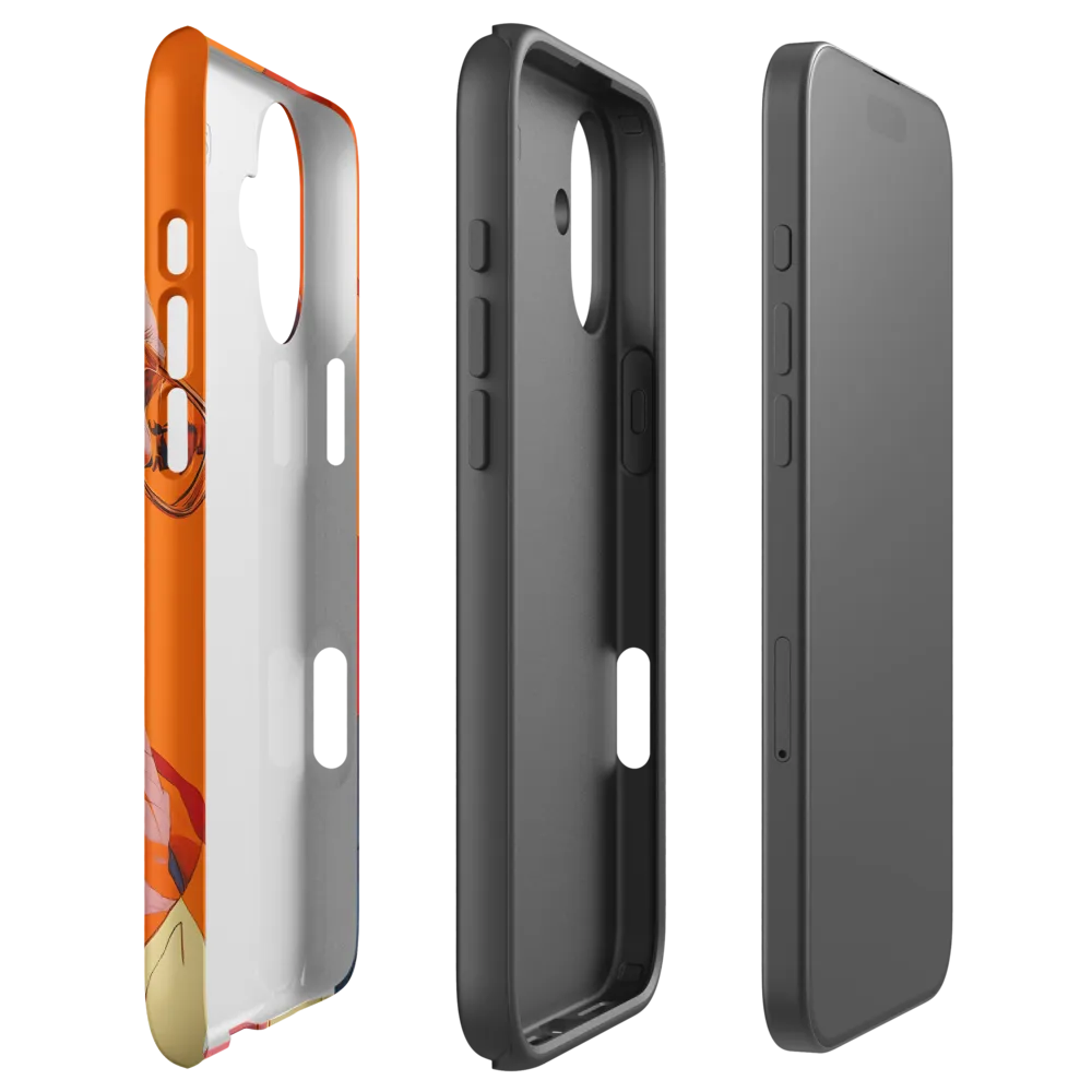 Abstract Portrait of Elderly Man | Phone Case