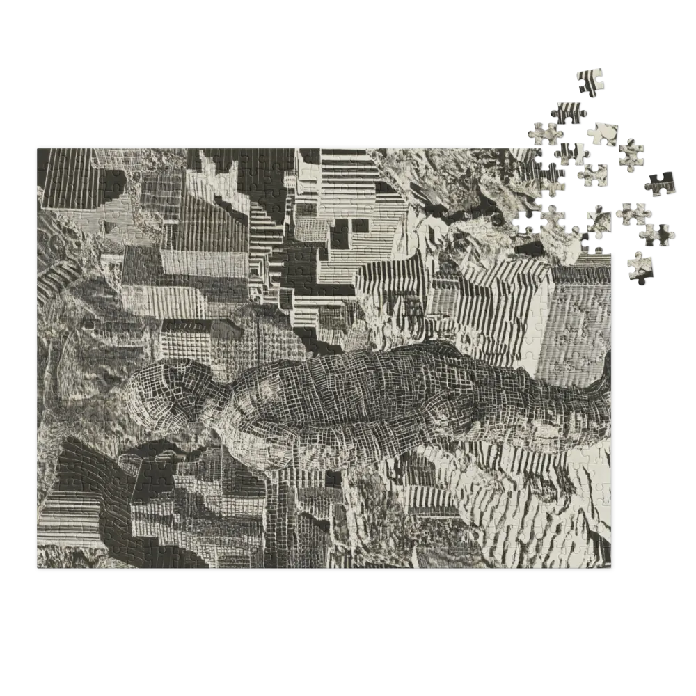 O Guardião Quadriculado 
 Puzzle em caixa de metal
