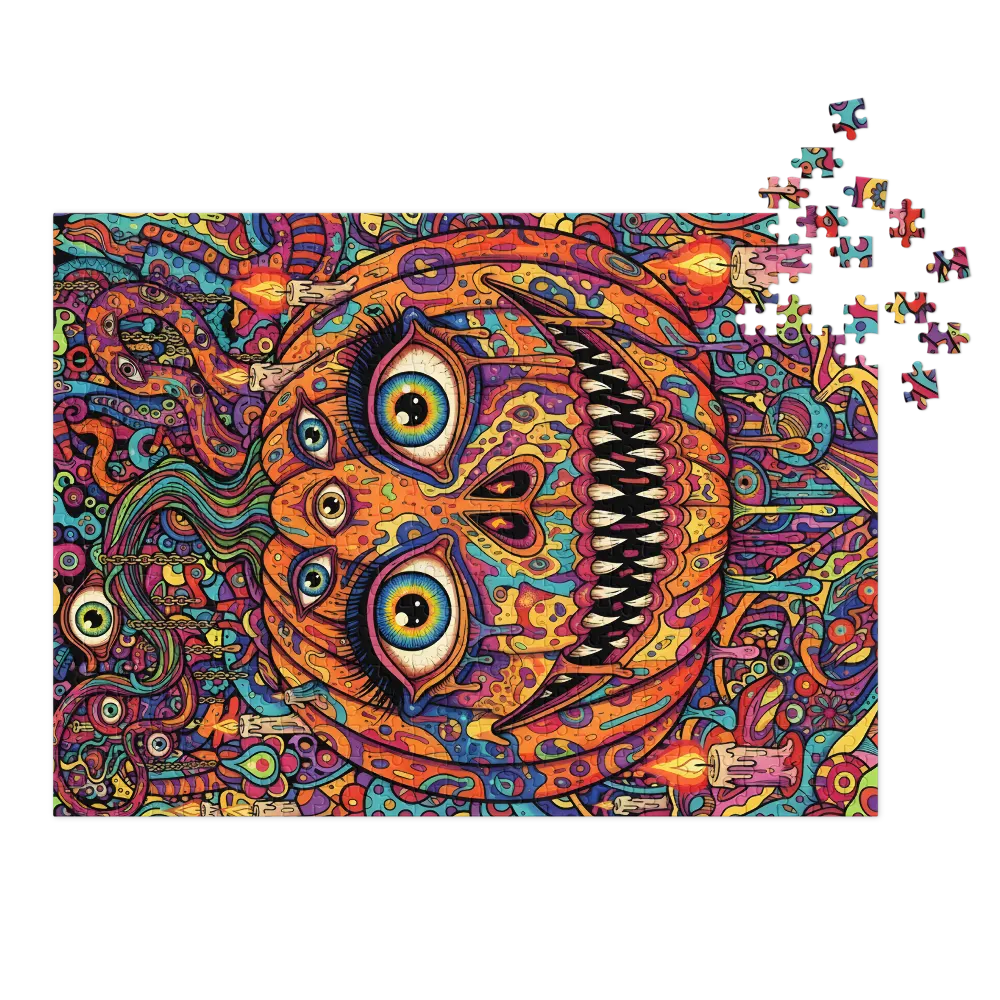 Psychedelic Jack-o'-Lantern